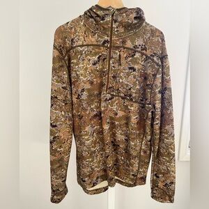 Duck Camp Midland 2.0 Camo Merino 1/4 Zip Hoodie
